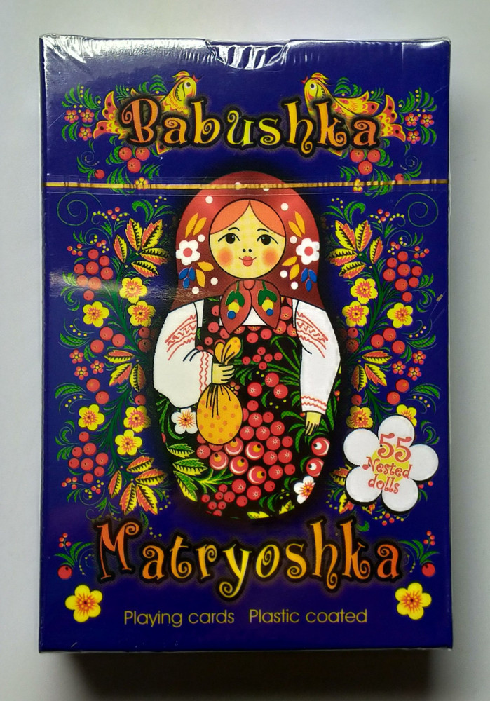 Matryoshka Playing Cards Blue