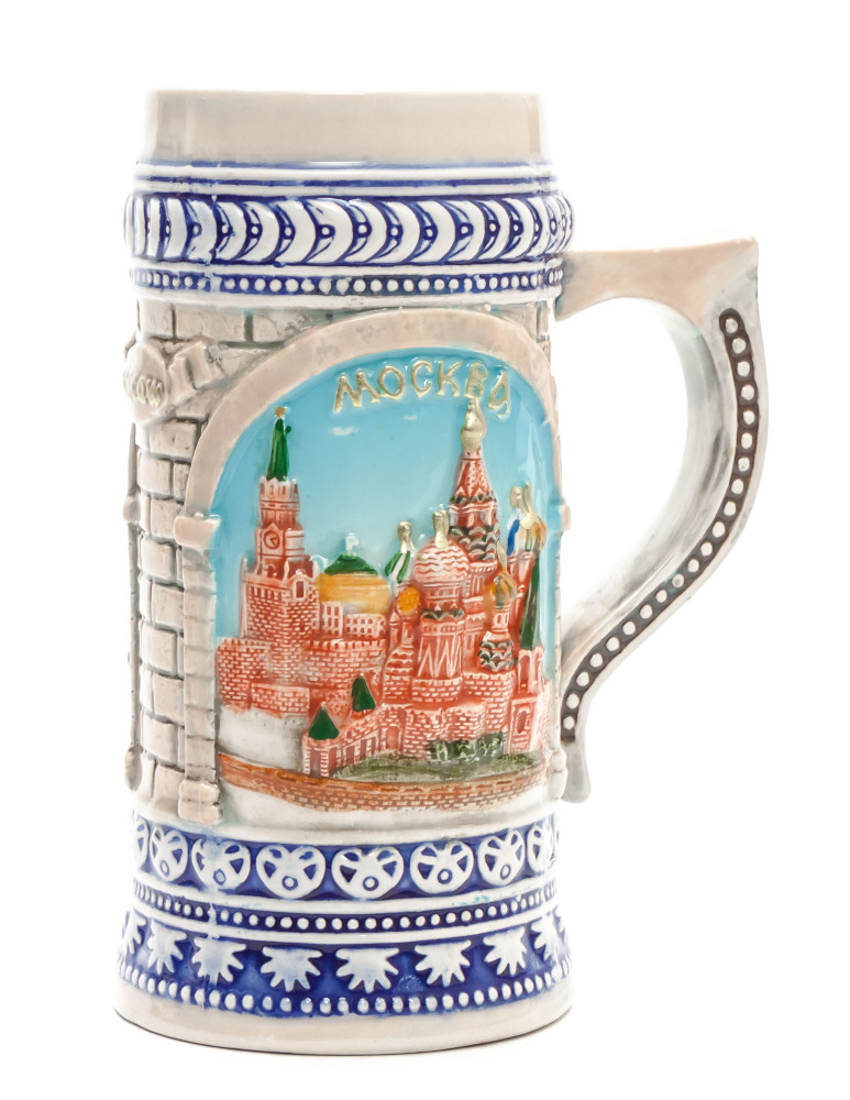 Moscow Attractions Beer Mug
