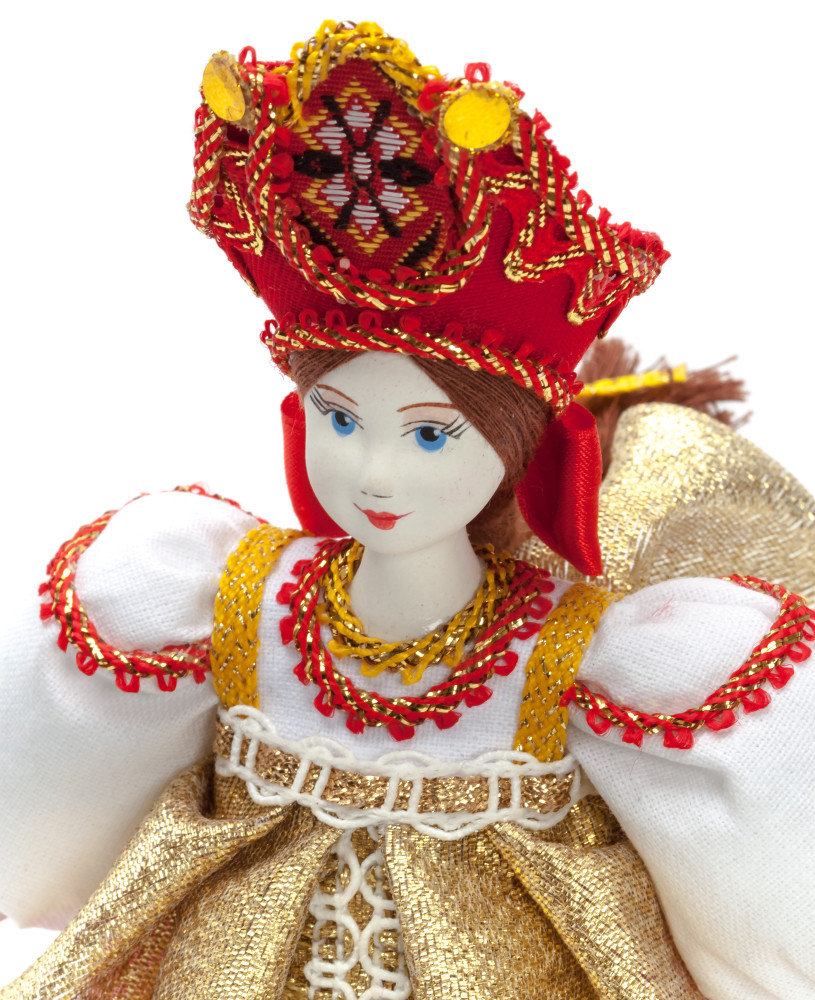 Russian Girl Porcelain Doll 