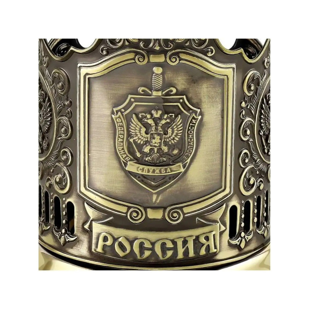 Federal Security Service of the Russian Federation pure brass tea glass holder