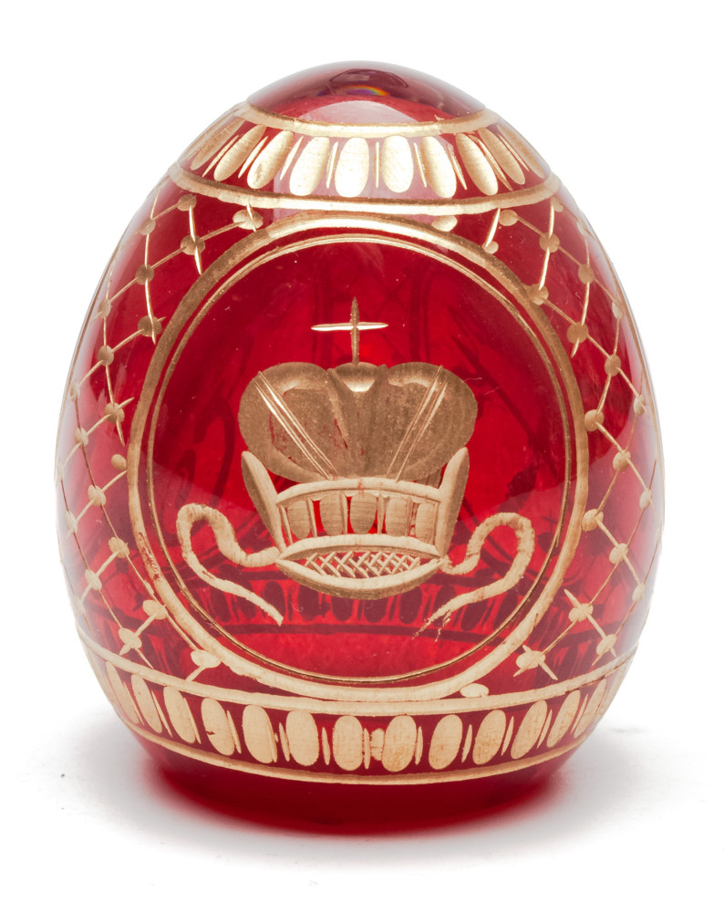 Engraved Crystal Imperial Easter Egg