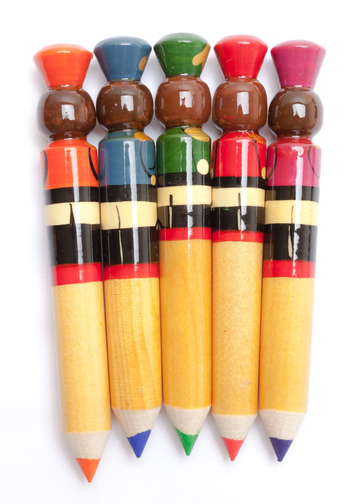 Russian Hussar Hand Painted Pencil Set