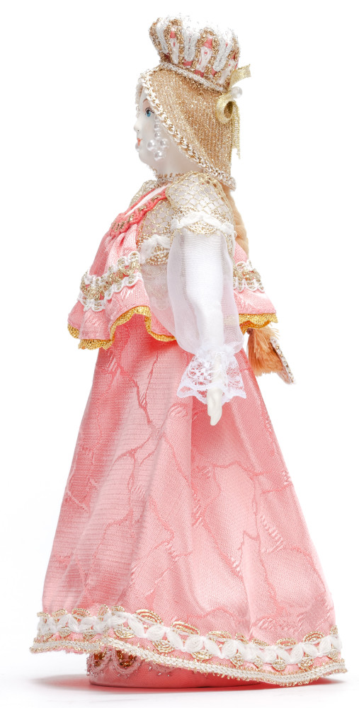 Russian Beauty hand made Porcelain Doll with Crown - 11 Inches (by Le Russe)