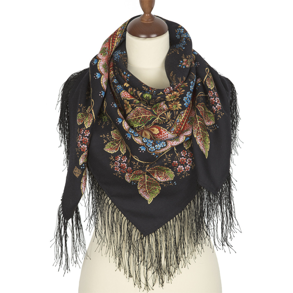 Shop Double-Thread Woolen Yarn Scarves 110х110 cm Платок «Уральский сказ» online at Skazka.site | Eligible for fast shipping and free returns. Платок «Уральский сказ»