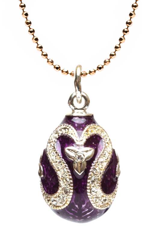 Arrow Violet Egg Pendant
