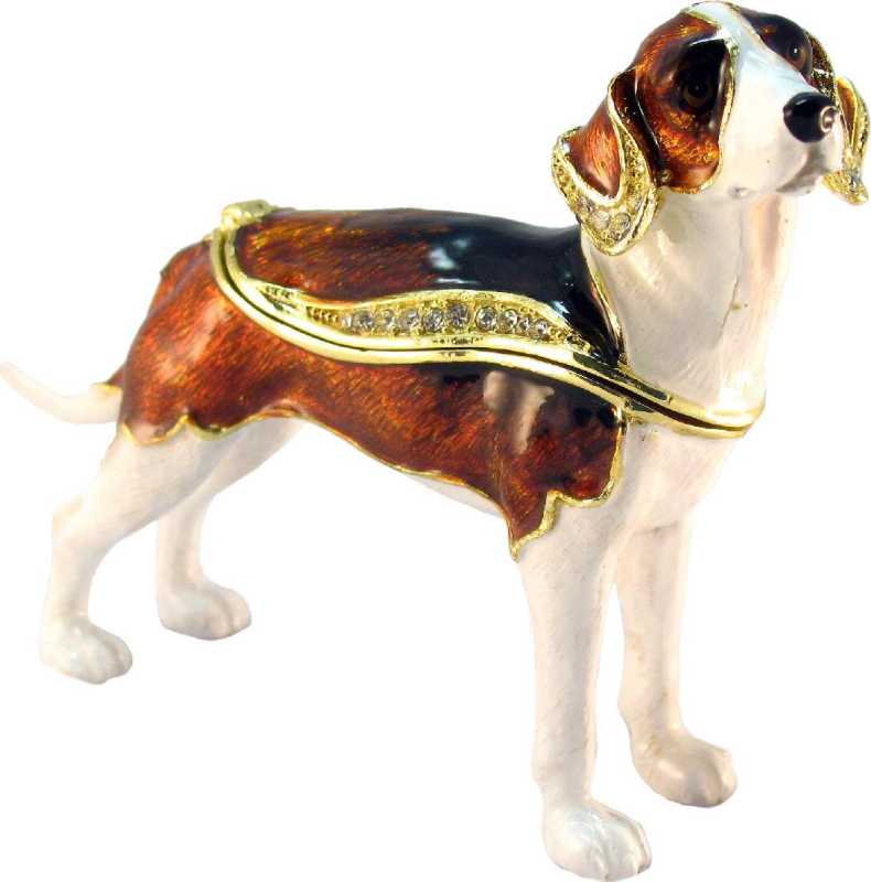 70 mm Beagle Jewellery Box