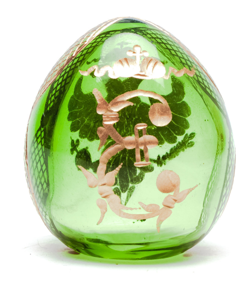 Engraved Crystal Imperial Easter Egg