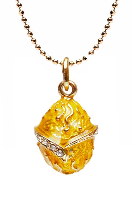  Meteorite Yellow Egg Pendant