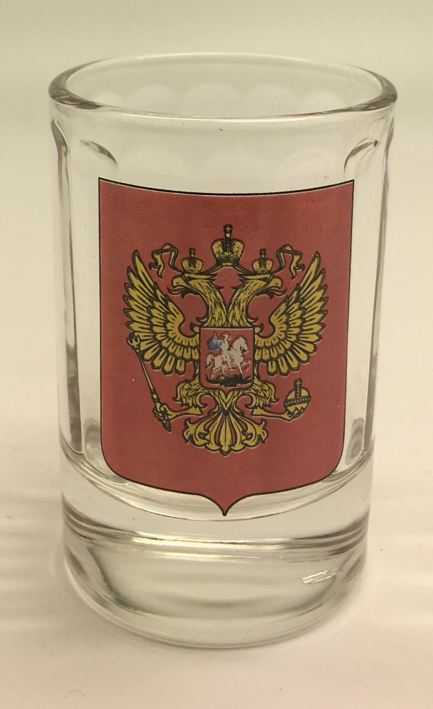 Russian Coat of Arms Shot Glass