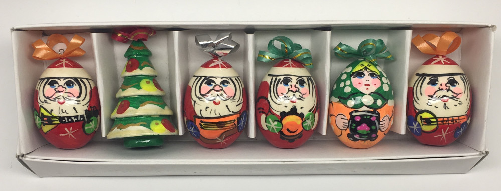 Russian Ded Moroz Christmas Ornaments