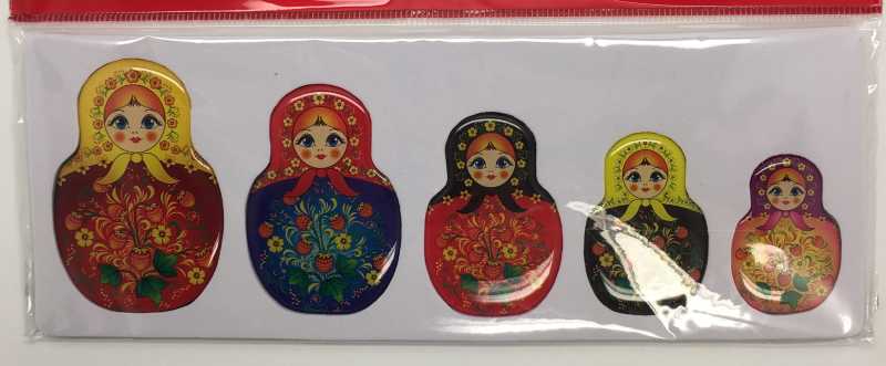 Matryoshka Fridge Magnet Set