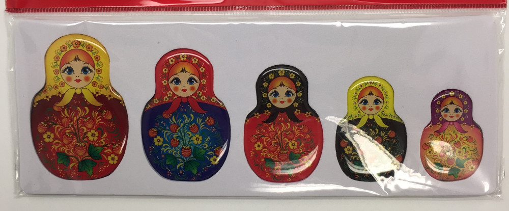 Matryoshka Fridge Magnet Set