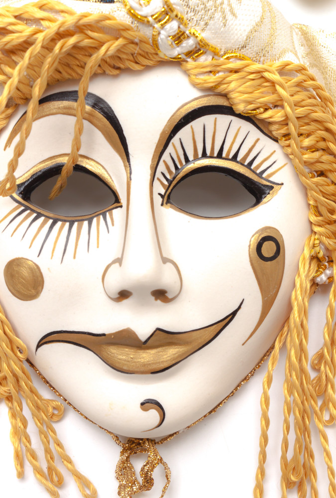 Decorative Porcelain Mask