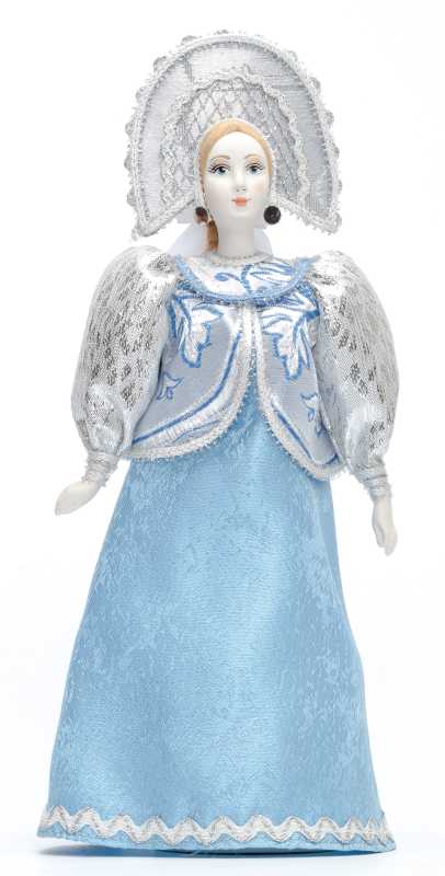 Snow Maiden Princess hand made Porcelain Doll - 11 Inches (by Le Russe)