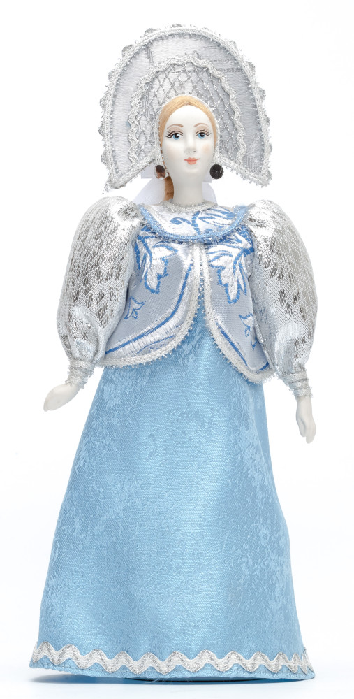 Snow Maiden Princess hand made Porcelain Doll - 11 Inches (by Le Russe)
