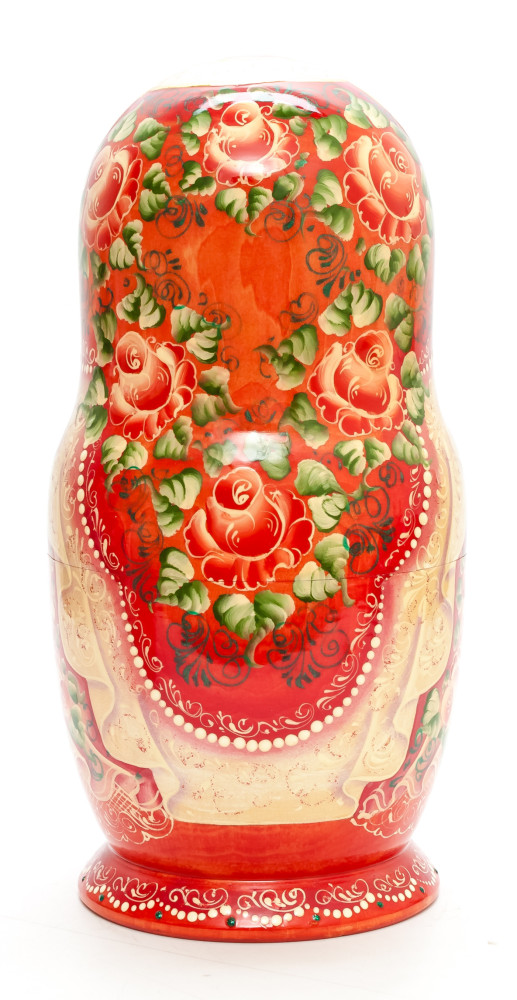Shop Exclusive Nesting Dolls 300 mm Firebird hand painted on Wooden Matryoshka doll 10 pcs (by Golden Cockerel Studio) online at Skazka.site | Eligible for fast shipping and free returns. 300 mm Firebird hand painted on Wooden Matryoshka doll 10 pcs (by Golden Cockerel Studio)