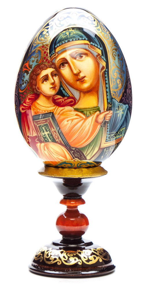 140 mm Ozeryanskaya Godmother hand painted on wooden egg (by Hamlet Crafts)