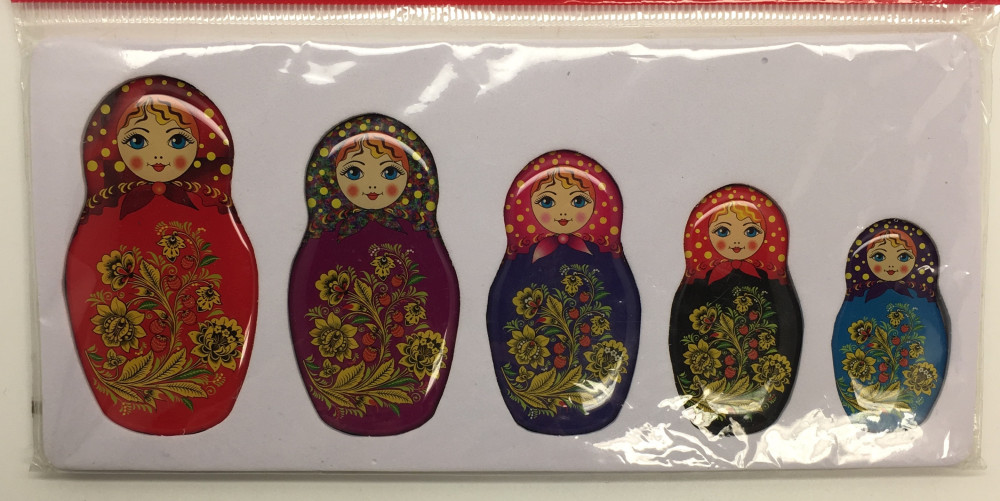 Matryoshka Fridge Magnet Set
