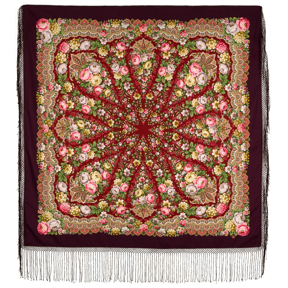 Shop Thick Woolen Fabric Shawls with Silk Fringe 148x148 cm Шаль «Желанная» online at Skazka.site | Eligible for fast shipping and free returns. Шаль «Желанная»
