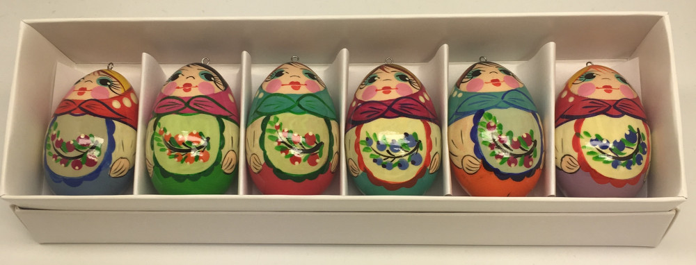 Matryoshka with Berries Christmas Ornaments