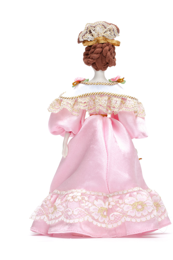 Molly Porcelain Doll in a Ball Outfit - 11 Inches (by Le Russe)