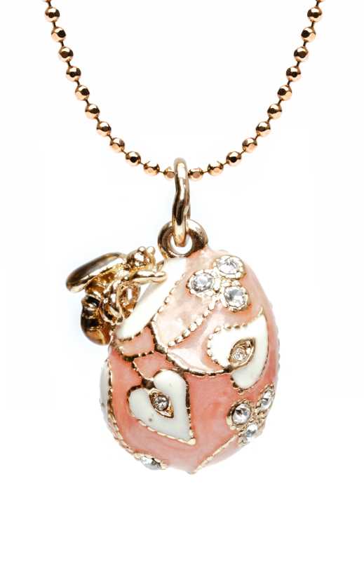 Bee Pink Egg Pendant