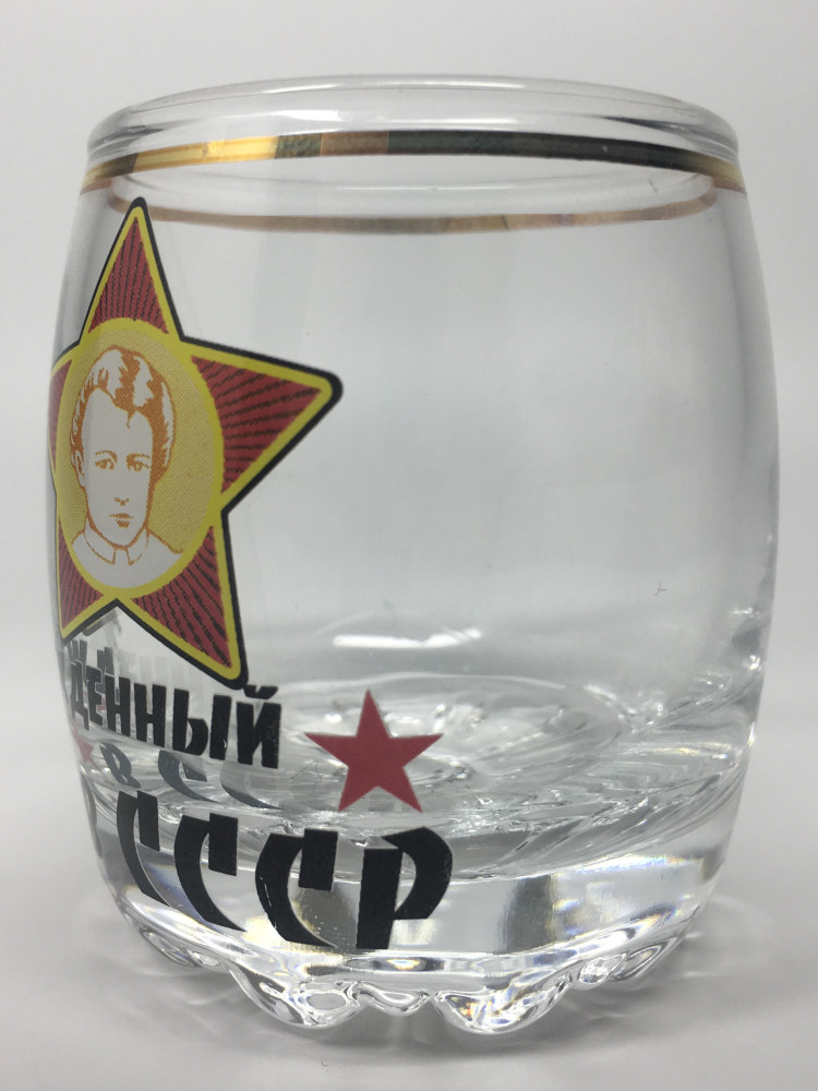 Born in USSR Shot Glass 