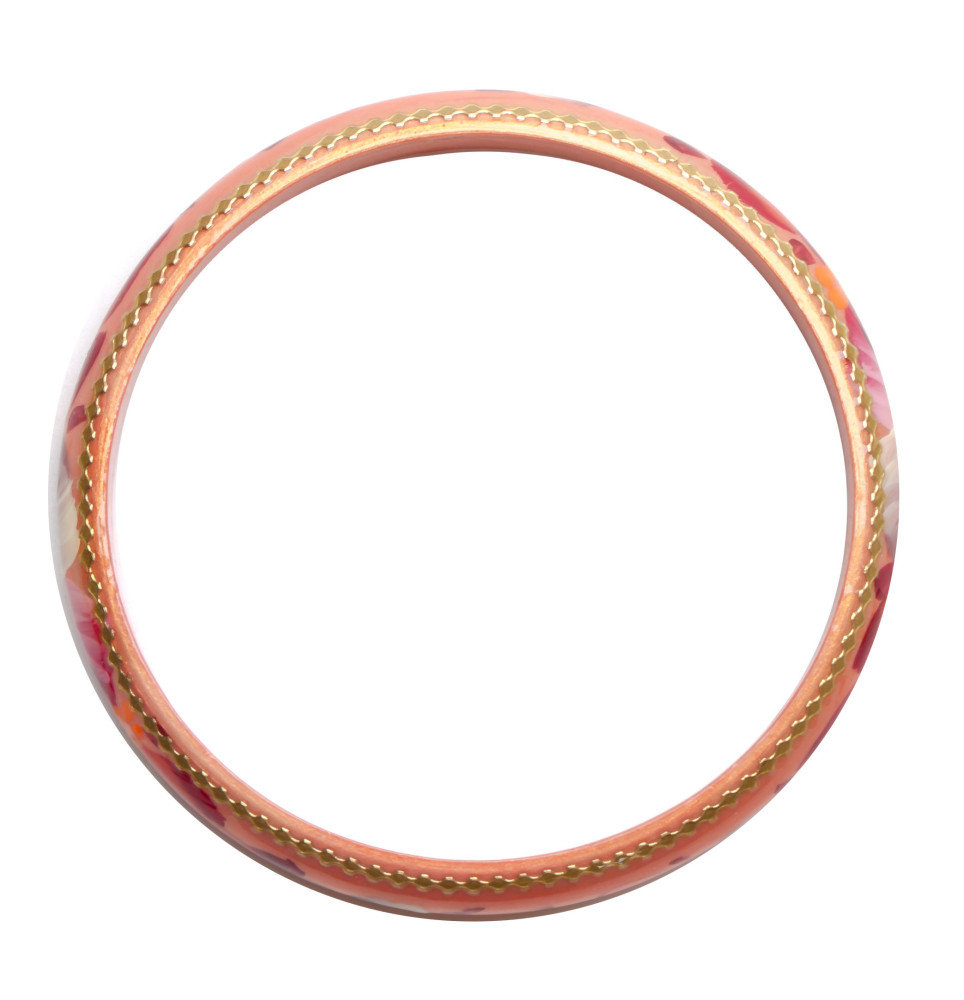 80x13 mm Zhostovo Hand Painted Bracelet (by Lada Workshop)