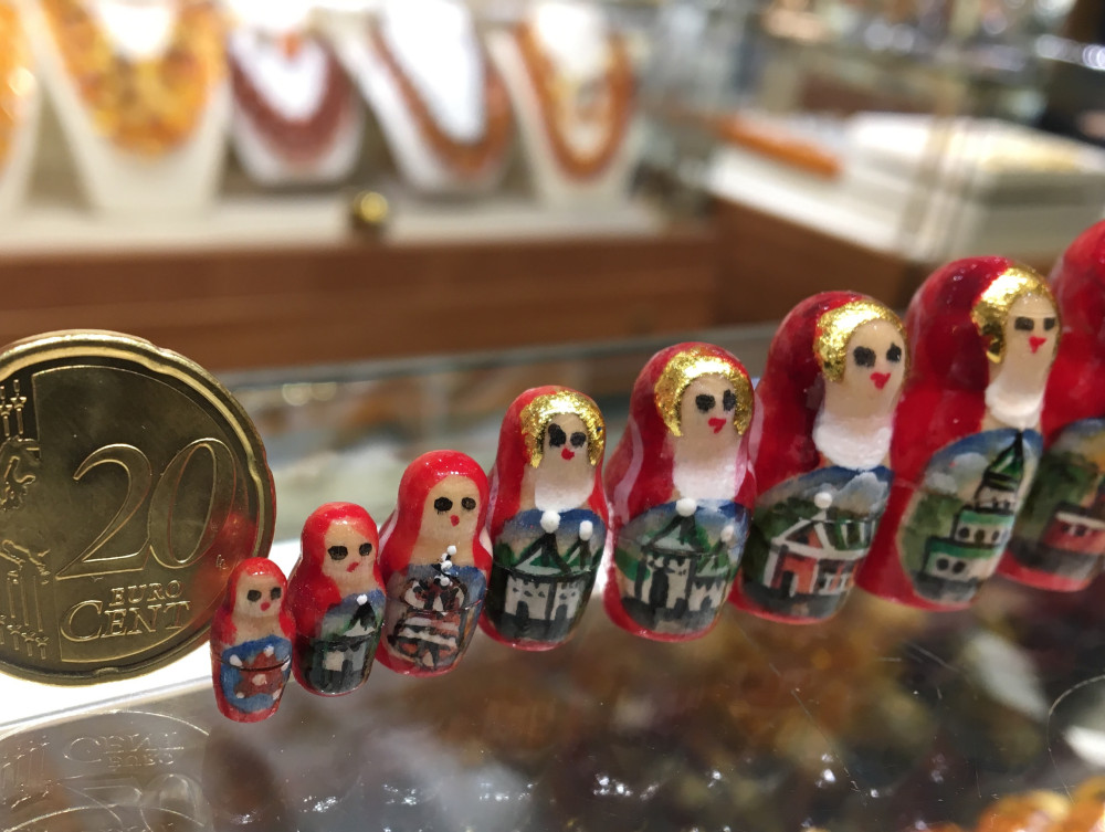 620 mm Moscow Churches Hand painted Russian Matryoshka doll 40 pcs (by Valery Studio)