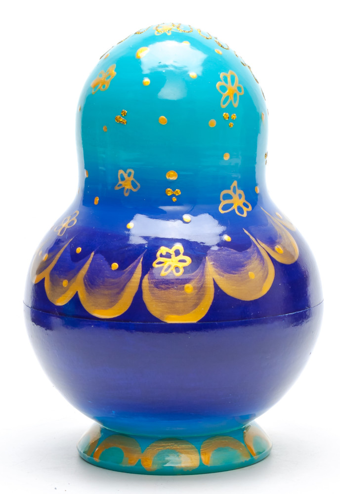 160 mm Summer Flowers Matryoshka Doll 10 pcs (by Summer Shine)