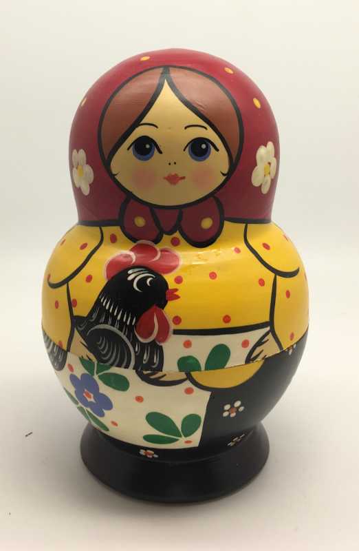 Russian Tradithional Hand Painted Matryoshka Doll 10pcs
