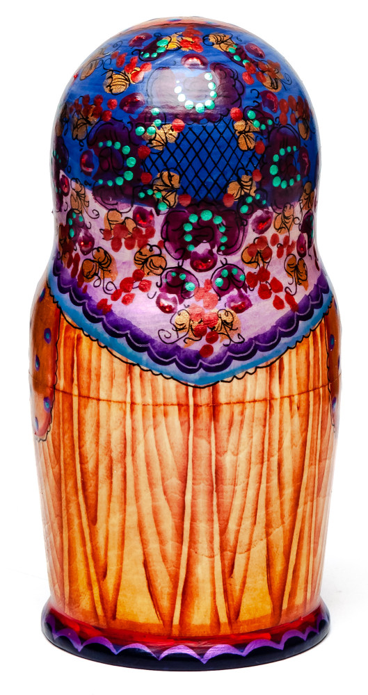 Shop Exclusive Nesting Dolls 5 pcs Russian Family Matryoshka Dolls Traditional painted by M Bogachev online at Skazka.site | Eligible for fast shipping and free returns. 5 pcs Russian Family Matryoshka Dolls Traditional painted by M Bogachev
