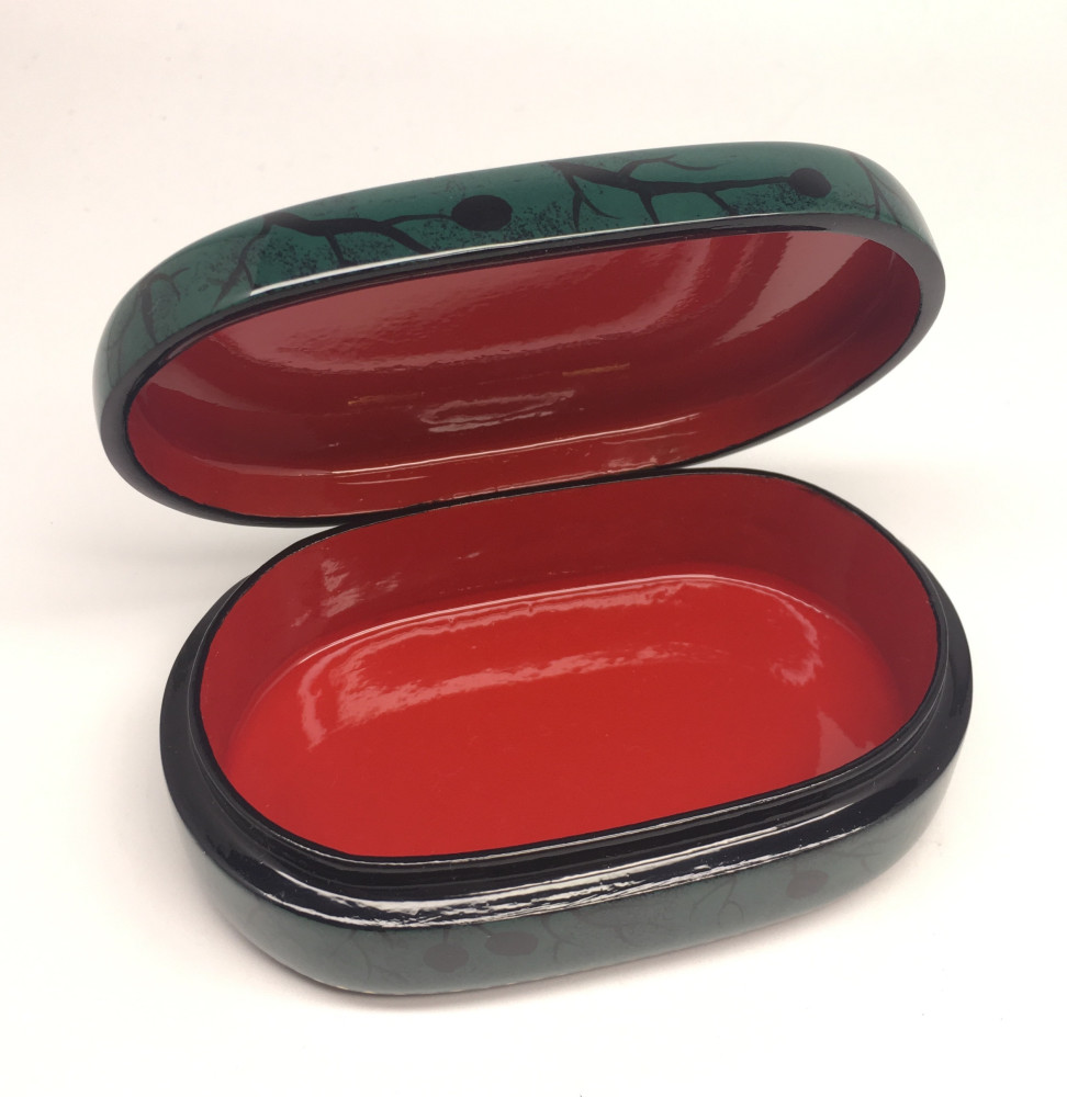 Cat Lacquered Box from Kholui