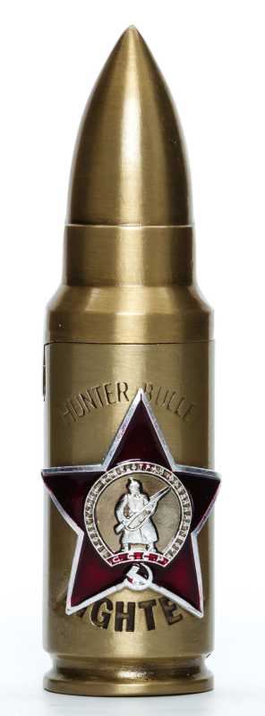 Order of the Red Star Hunter Bullet Gas Metal Lighter (by Sergio Accendino)