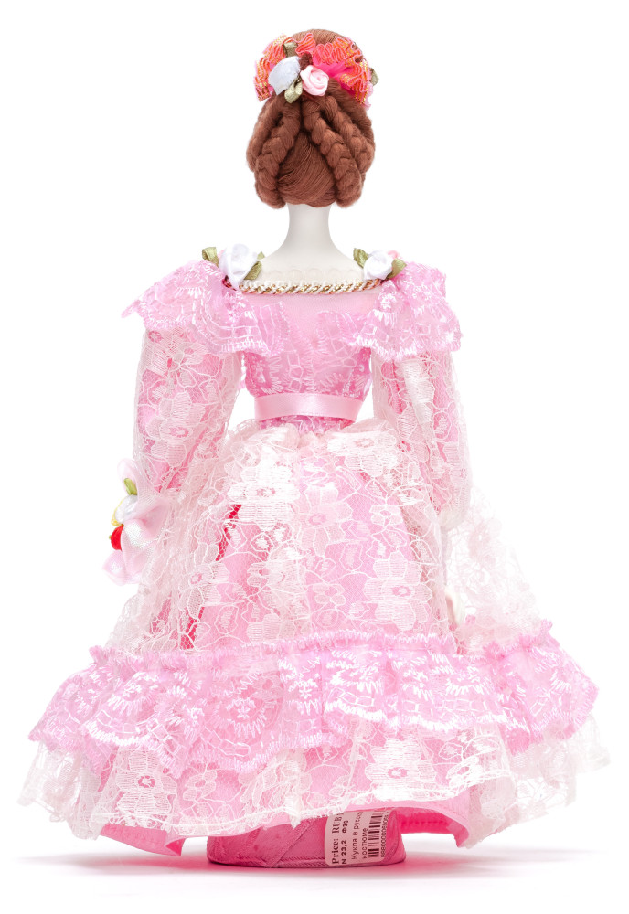 Russian Girl hand made Porcelain Doll in a 19th century Dress - 11 Inches (by Le Russe)