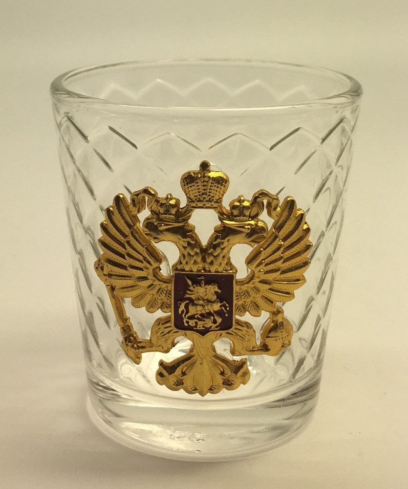 Russia Coat of Arms Decanter and Glasses Set