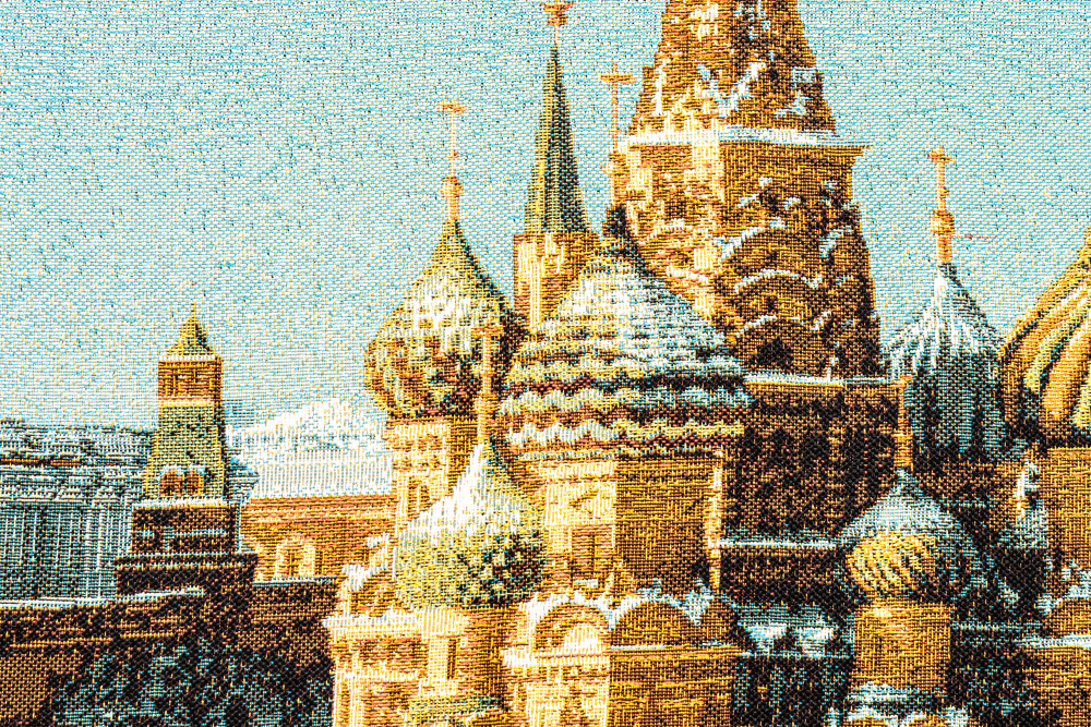 720x540 mm Red Square hand-embroidered on Canvas tapesty (by Skazka)