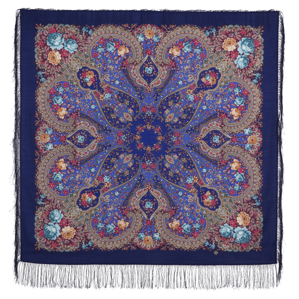 Shop Woolen Scarves with Silk Fringe 125x125 cm Платок «Прекрасное далёко» online at Skazka.site | Eligible for fast shipping and free returns. Платок «Прекрасное далёко»