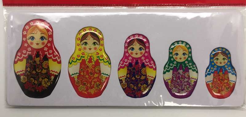 Matryoshka Fridge Magnet Set