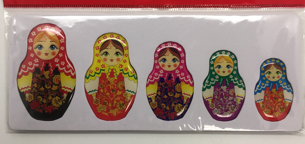 Matryoshka Fridge Magnet Set