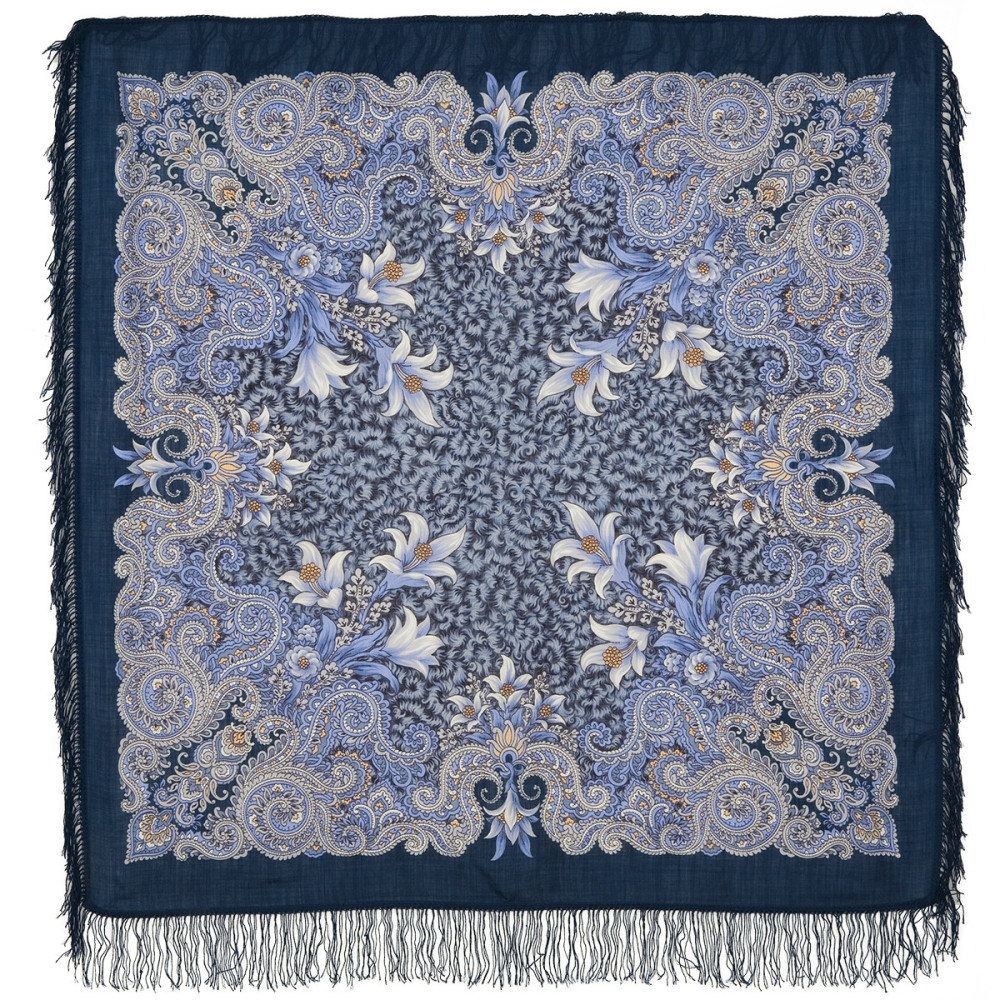 Shop Woolen Scarves with Woolen Fringe 125x125 cm Платок «Морозко» online at Skazka.site | Eligible for fast shipping and free returns. Платок «Морозко»