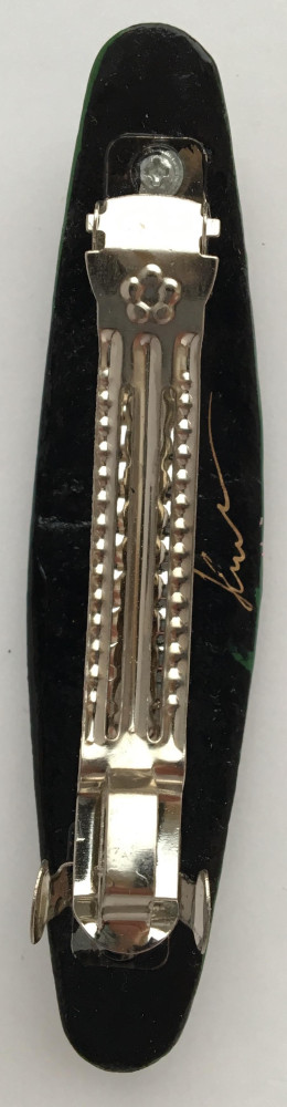 Lada Hair Clip Hand Painted Zhostovo Art