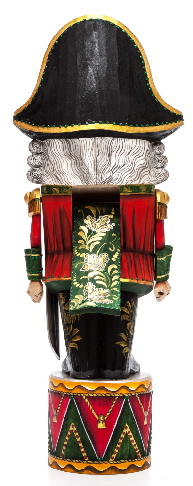 290 mm Nutcraker Hand Carved and Painted Wooden Figurine with Saber (be Sergey Christmas Workshop)