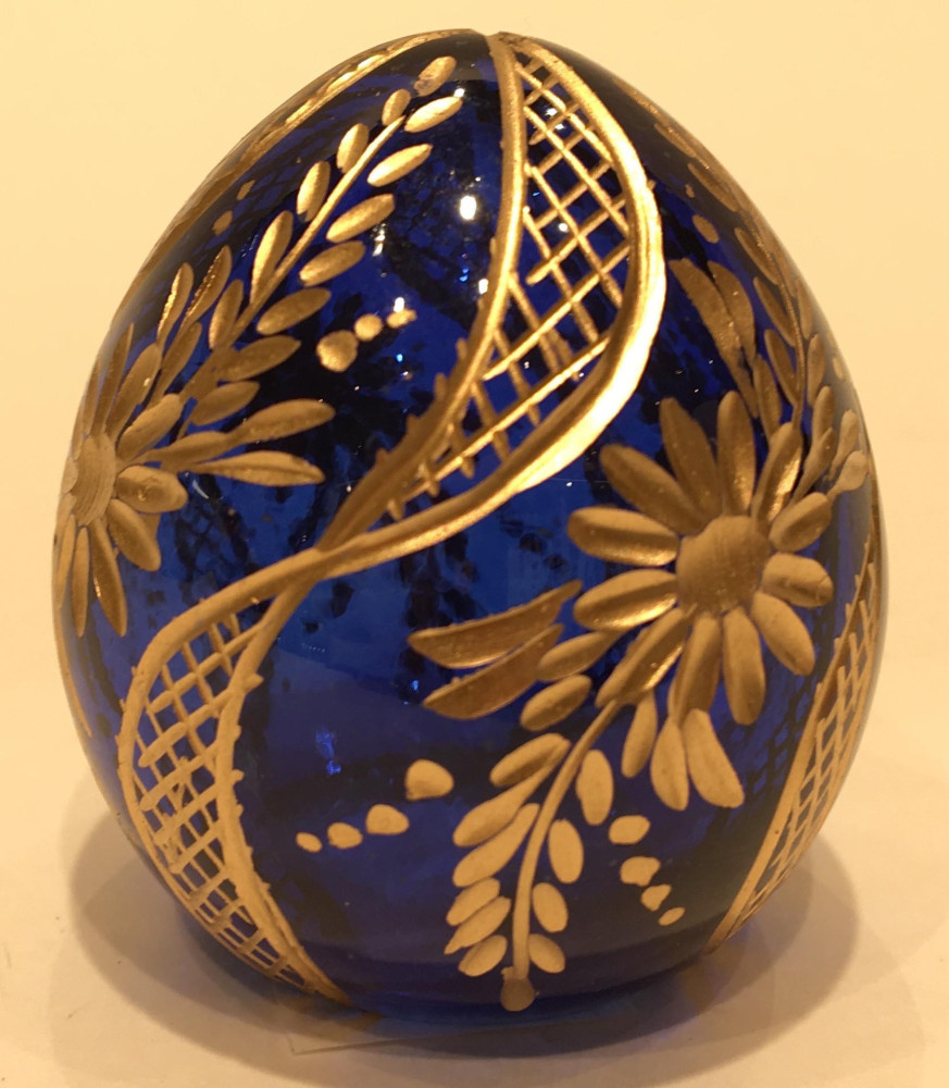 Engraved Crystal Imperial Easter Egg