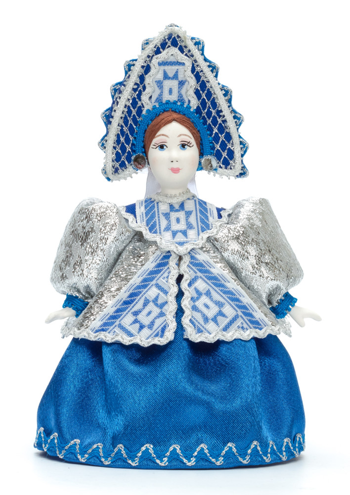 170 mm Snow Maiden Princess Porcelain Doll (by Le Russe)