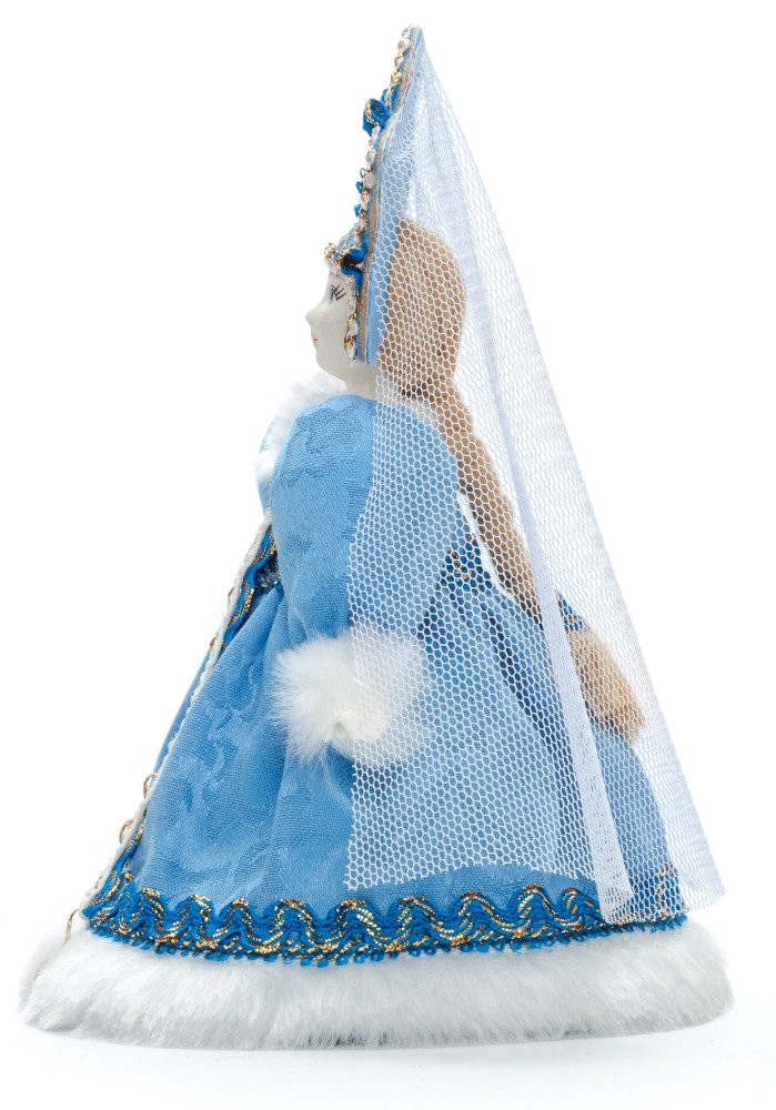 Snow Maiden Princess Porcelain Doll 