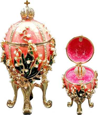 115 mm The Lilies of the Valley Pink Music Easter Egg