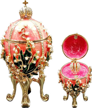 115 mm The Lilies of the Valley Pink Music Easter Egg