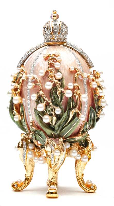 160 mm The Lilies of the Valley Cream Easter Egg