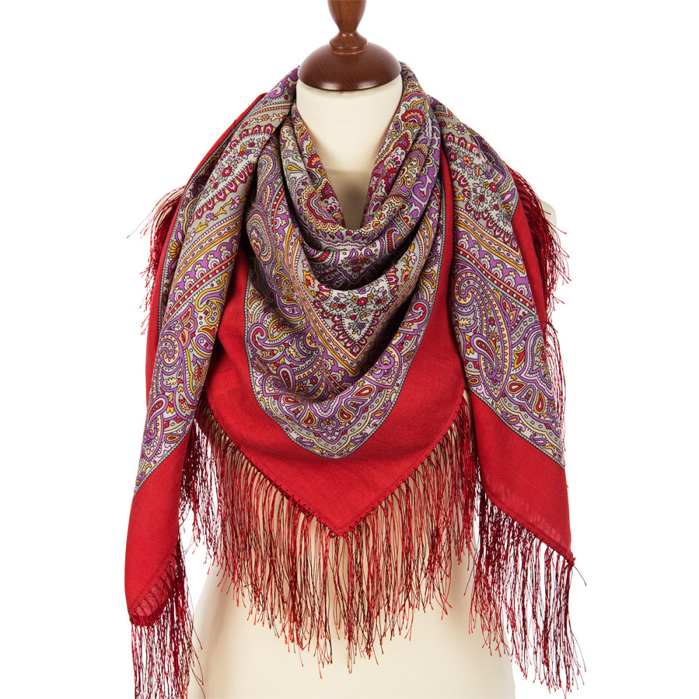 Shop Double-Thread Woolen Yarn Scarves 110х110 cm Платок «Северянка» online at Skazka.site | Eligible for fast shipping and free returns. Платок «Северянка»